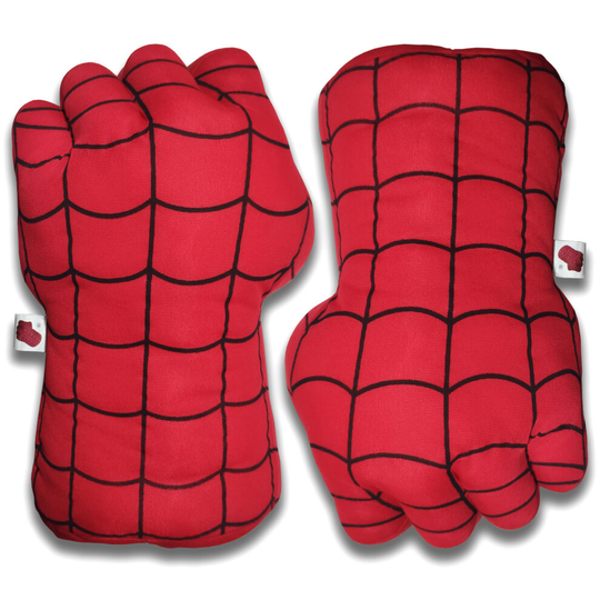 (Spider-Man 3) 1Pair Spider-Man Hulk Plush Gloves Boxing Gloves Cosplay Props Kids Toys Gift