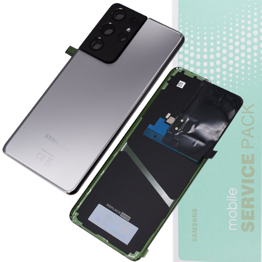 Battery Cover For Samsung Galaxy S21 Ultra G998 Rear Back Service Pack Titanium