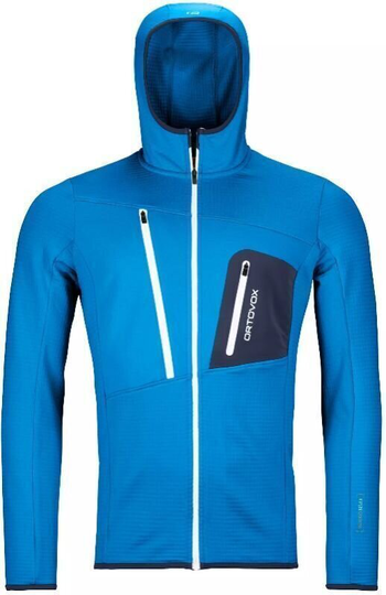 Ortovox Outdoor Hoodie Fleece Grid M Safety Blue S