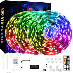 98.4ft 30M SMD5050 LED Strip Light RGB Color Changing for Living Room Party Décor Bedroom Kitchen DIY Home Decoration 8 Lighting Modes Adhesive Backing Lightinthebox