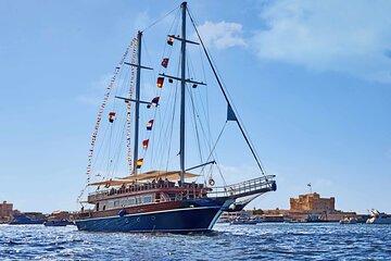 Pirates Sailing Boat Snorkeling Red Sea Trip with Sea Food Lunch