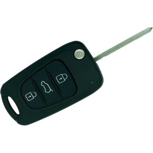 Fits Hyundai I20 I30 3 Button Key Fob Remote Case Shell with KI-7 Blade Repair