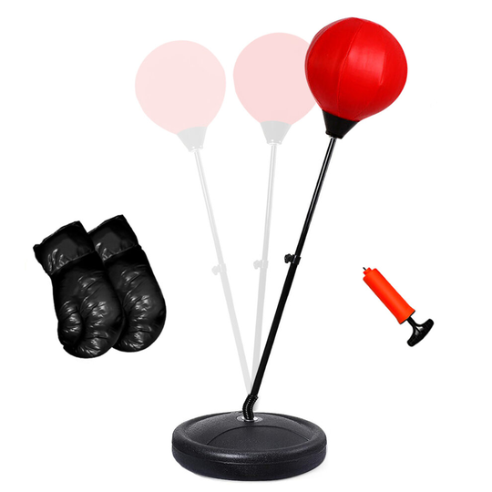 Kids Play Boxing Punch Ball Bag Gloves Kit Set Children Toy Fun Xmas Gift