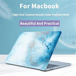 MacBook Case Compatible with Macbook Air Pro 13.3 inch Hard Plastic Silicone Marble Lightinthebox