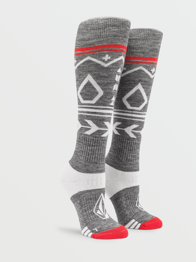 Women's Volcom Ttt Socks - Heather Grey