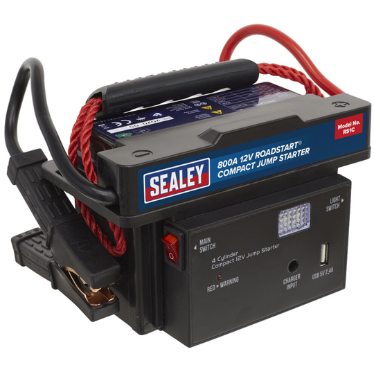 Sealey RS1C RoadStart Compact Jump Starter 12V 800A
