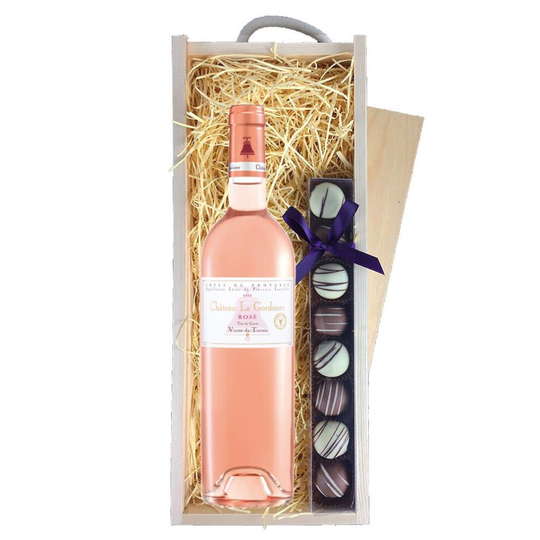 Chateau la Gordonne Verite du Terroir Cotes de Provence Rose & Truffles, Wooden Box