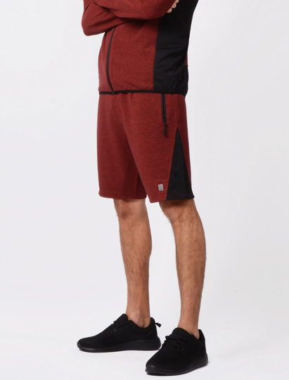 Jogger Shorts Lewis Mesh Panel Jogger Shorts In Red / Black Grindle - Active / S - Tokyo Laundry