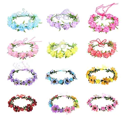 Fairytale Princess Headwear Girls' Movie Cosplay Cute Costume Party Garland - Blue Wreath - Watermelon Red Wreath - Yellow Headwear Halloween Carnival Masquerade Plastics Lightinthebox
