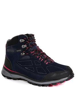 Regatta Samaris Suede Walking Boot - Navy, Navy, Size 8, Women