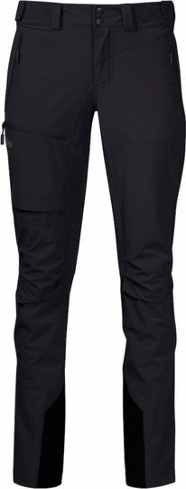 Bergans Outdoor Pants Breheimen Softshell Women Pants Black/Solid Charcoal M