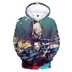 Inspired by Demon Slayer Kochou Shinobu Hoodie Cartoon Manga Anime Front Pocket Graphic Hoodie For Men's Women's Unisex Adults' 3D Print 100% Polyester Casual Daily Lightinthebox