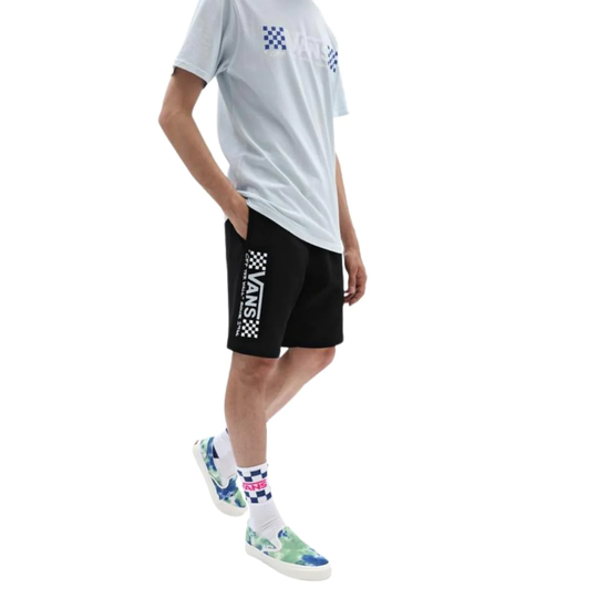 Vans Sketchy Past Relaxed Fit Fleece Shorts - Black
