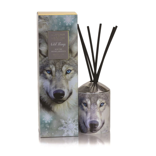 Ashleigh & Burwood Wild Things Luxury Scented Reed Diffuser Boxed Gift Set You're Howlarious