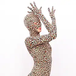 Zentai Suits Leopard Print Catsuit Skin Suit Animal Adults' Lycra Spandex Cosplay Costumes Women's Halloween Masquerade / Leotard / Onesie High Elasticity Lightinthebox