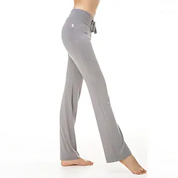 Women's Flare Leg Pants Wide Leg Quick Dry Moisture Wicking High Waist Yoga Fitness Gym Workout Bottoms Dark Grey Peacock Lake Blue H00109 White Modal Cotton Winter Sports Activewear / Athletic Lightinthebox