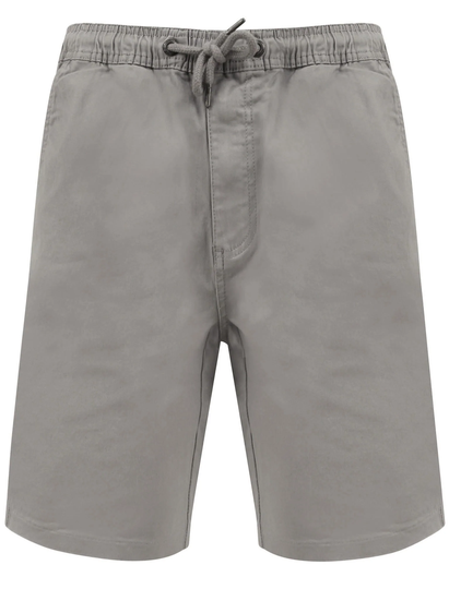 Shorts Orzola Cotton Shorts with Elasticated Waist In Frost Grey - Tokyo Laundry / S - Tokyo Laundry