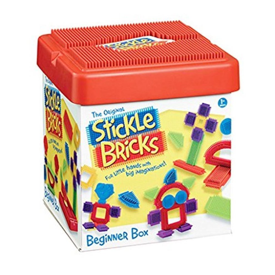 Stickle Bricks Beginner Box Bucket Building Shapes