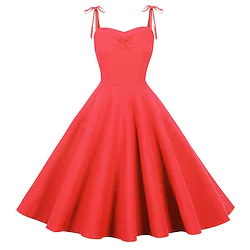 Audrey Hepburn Polka Dots Dresses Retro Vintage 1950s Prom Dress Cocktail Dress Vintage Dress Dress Party Costume Christmas Dress A-Line Dress Tea Dress Rockabilly Prom Dress Women's Costume Vintage Lightinthebox
