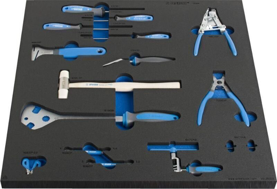 Unior Set of Tools in Tray 3 for 2600B