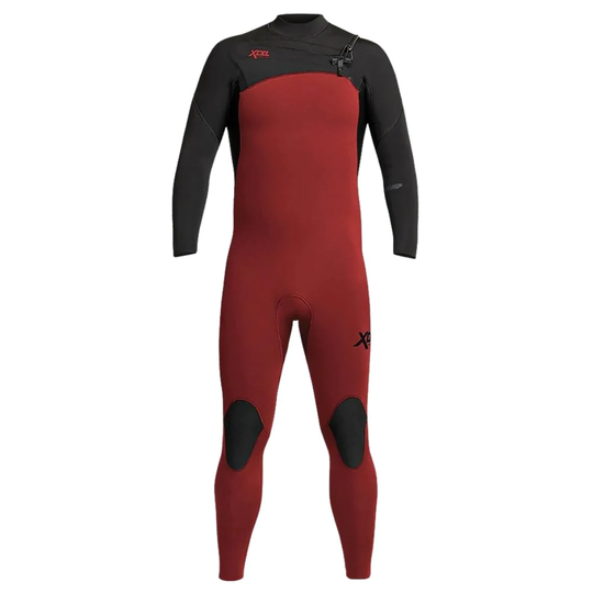 Xcel Mens 3/2mm Comp Chest Zip Wetsuit - Chilli Pepper/Black