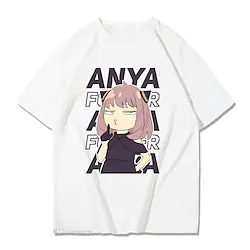 Inspired by Spy x Family Spy Family Anya Forger T-shirt Cartoon Manga Anime Harajuku Graphic Kawaii T-shirt For Men's Women's Unisex Adults' Hot Stamping 100% Polyester Lightinthebox