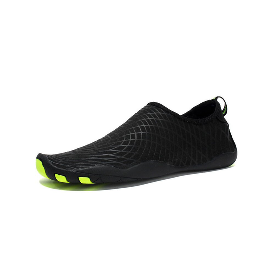 (Black, 37) Men Women Barefoot Water Shoes Skin Socks Quick-Dry Yoga Swim Beach Sandals Flat