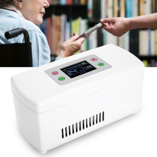Travel Outdoor Medicine Freezer Mini Fridge Diabetic Insulin Cool Box