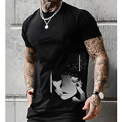 Inspired by Junji Ito Tomie Kawakami T-shirt Cartoon Manga Anime Classic Street Style T-shirt For Men's Women's Unisex Adults' 3D Print 100% Polyester Lightinthebox