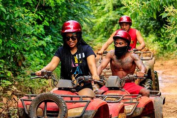 Super Combo, ATV in Cancun with Ziplines, Reef Snorkel, Cenote, lunch w/transfer