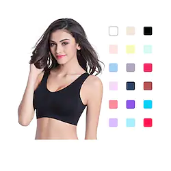 Bra Sports Polyester Yoga Fitness Gym Workout Stretchy Seamless Breathable Quick Dry For Women Lightinthebox