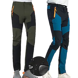 Men's Waterproof Hiking Pants Outdoor Waterproof Windproof Breathable Quick Dry Pants / Trousers Bottoms Sapphire Tibetan orchid Hunting Fishing Climbing L XL XXL XXXL 4XL Lightinthebox