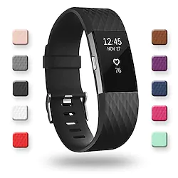 Wrist Strap for Fitbit Charge 2 Band Smart Watch Accessorie For Fitbit Charge 2 Sport Silicone Smart Wristband Strap Replacement Bands Lightinthebox