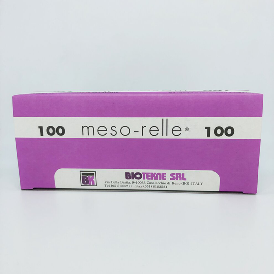 30g Yellow 40mm Meso-relle Mesotherapy Needle Box of 100