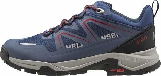 Helly Hansen Mens Outdoor Shoes Cascade Low HT Deep Fjord/Alert Red 44,5
