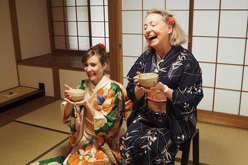 An Amazing set of Cultural experience: Kimono, Tea Ceremony and Calligraphy