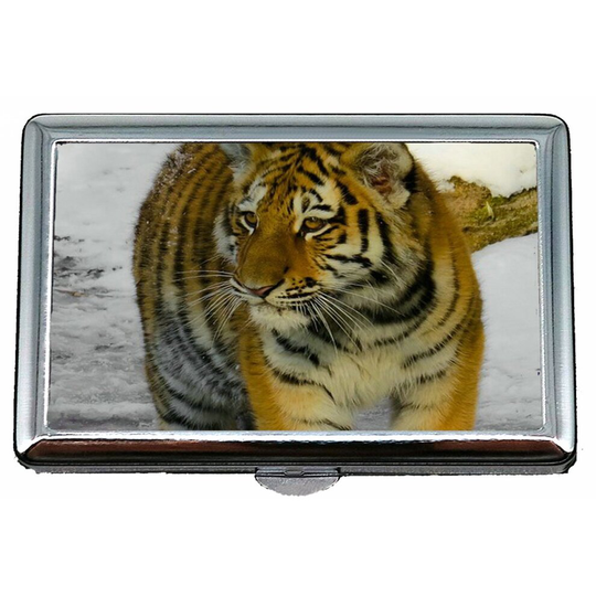 Cigarette Case Box, Beast Tiger Pocket Carrying Cigarette Box
