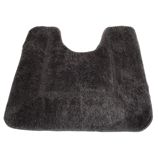 (50x50cm, Charcoal) Mayfair Cashmere Touch Ultimate Microfibre Pedestal Mat