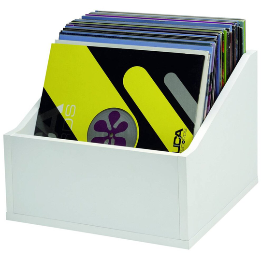 Glorious Record Storage Box Advanced 110 White