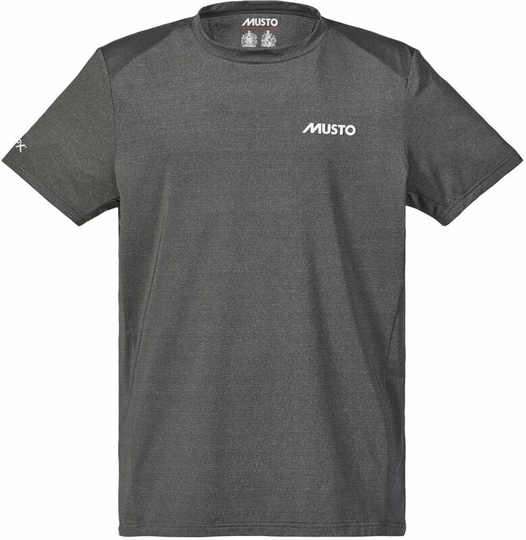 Musto LPX Sunblock Dynamic SS Tee Black Melange XXL