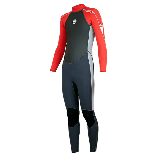 Alder Impact Junior 3/2mm Youth Kids Full Wetsuit 2022 - Red