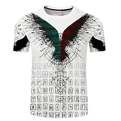 Inspired by Vikings Warriors T-shirt Cartoon Manga Anime Harajuku Graphic Kawaii T-shirt For Men's Women's Unisex Adults' 3D Print 100% Polyester Lightinthebox