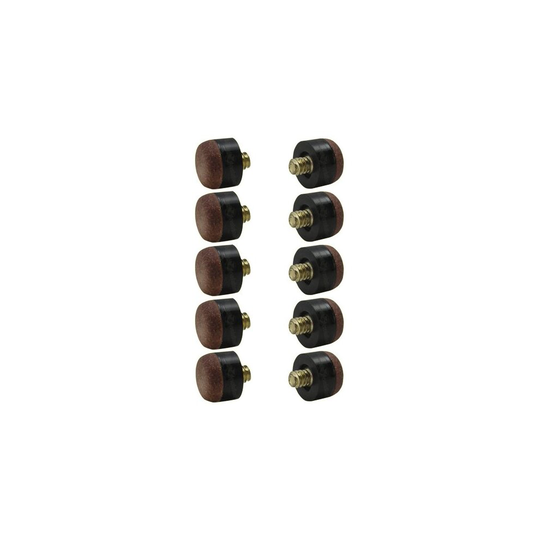 Billiard Evolution Screw-On Tips for Pool Cues - 12mm - Hard