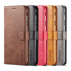 Leather Wallet Case For Samsung Galaxy S22 S21 S20 Ultra S10 Plus S9 S8 S7 S6 Edge Flip Cover Fashion Unisex Business Leather Phone Protective Case Lightinthebox