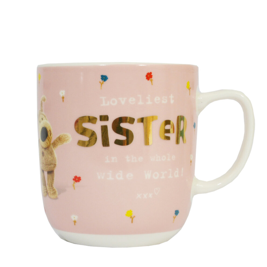 Loveliest Sister In The Whole World Boofle Mug In Gift Box Birthday Christmas