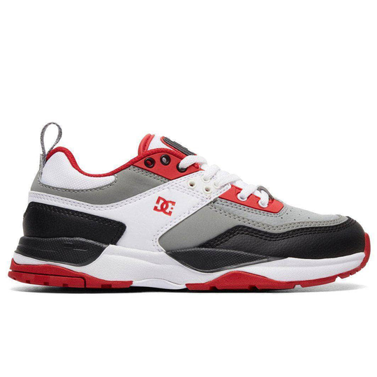 DC Youth Boys E.Tribeka SE Shoes - White Grey Red