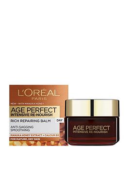 L'Oreal Paris Age Perfect Intensive Renourish Manuka Honey Day Cream For Mature &Amp; Dry Skin 50Ml
