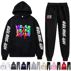 Inspired by Never Broke Again Young Boy Pants Outfits Hoodie Anime Harajuku Graphic Kawaii Pants For Men's Women's Unisex Adults' Hot Stamping 100% Polyester Sports Casual Daily Lightinthebox