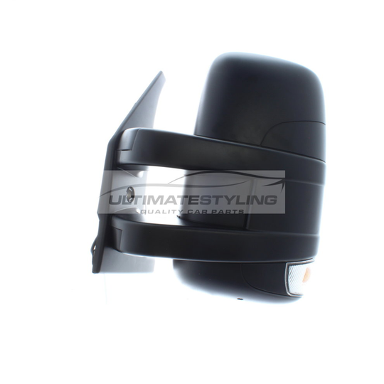Iveco Daily Van 2006-2014 Short Arm Wing Door Mirror Manual Black Passenger Side