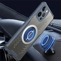 Phone Case For Apple Classic Series Bumper Frame Magnetic Dustproof Solid Colored TPU Lightinthebox